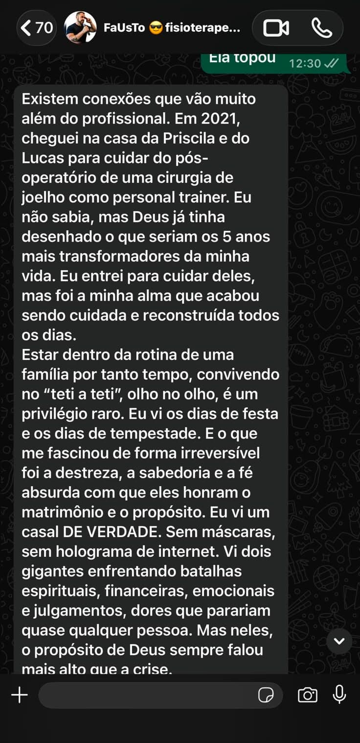 Captura do depoimento de Fausto