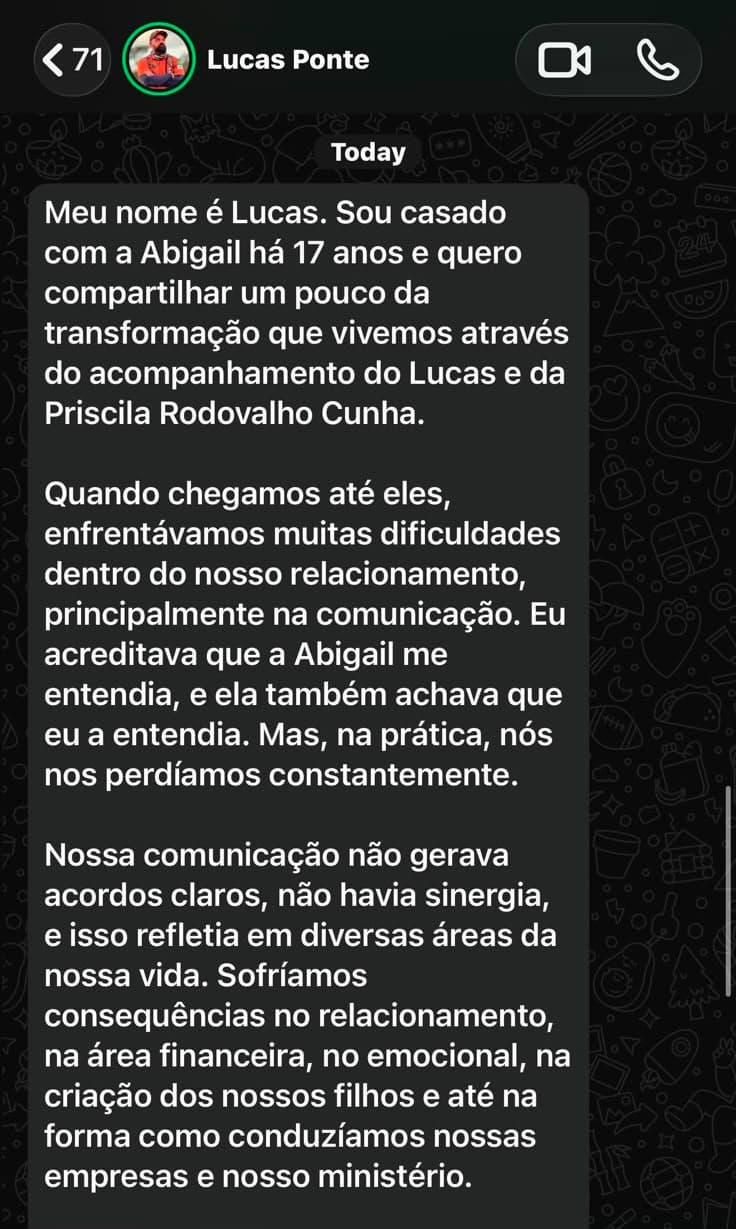 Captura do depoimento de Lucas Ponte