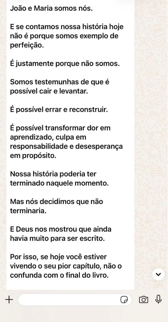 Captura do depoimento de João, Maria e Davi, página 1 de 9